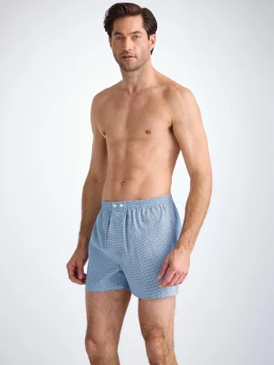 Derek Rose Boxer Shorts|View All>Classic Fit Boxers Navy Blue