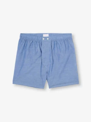 Derek Rose Boxer Shorts|View All>Classic Fit Boxers Denim