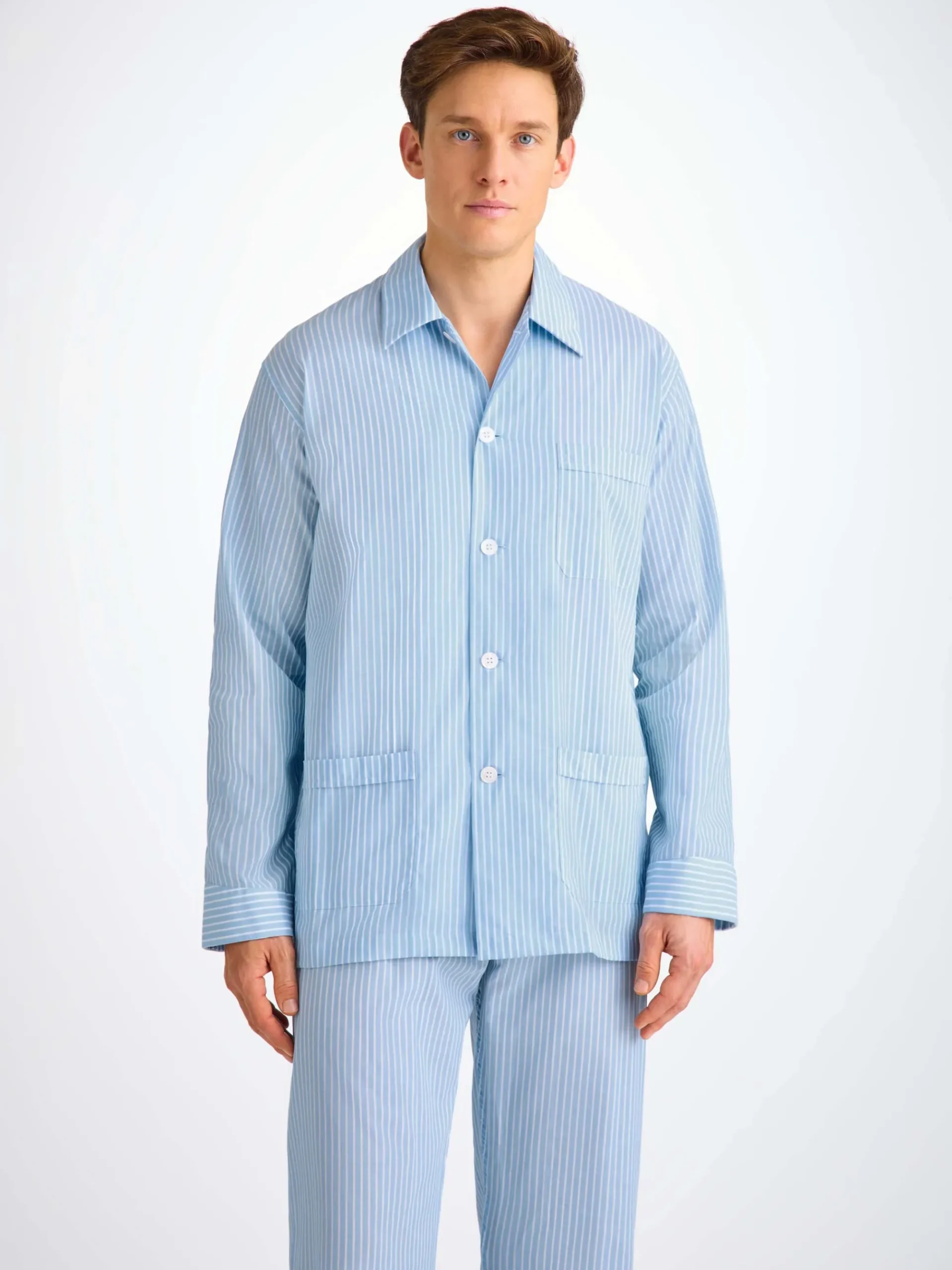 classic-fit-pyjamas-RFqTQBLP-4.webp Derek Rose Lightweight Pyjamas|View All>Classic Fit Pyjamas Light Blue