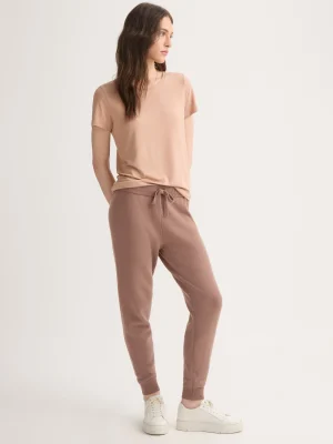 Derek Rose Trousers|View All>Cuffed Track Pants Rosewood