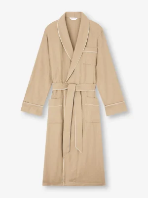 Derek Rose Gowns & Robes|View All>Dressing Gown Light Stone