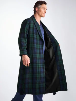 Derek Rose Gowns & Robes|View All>Dressing Gown Navy Blue