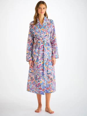 Derek Rose Gowns & Robes|View All>Dressing Gown Multi