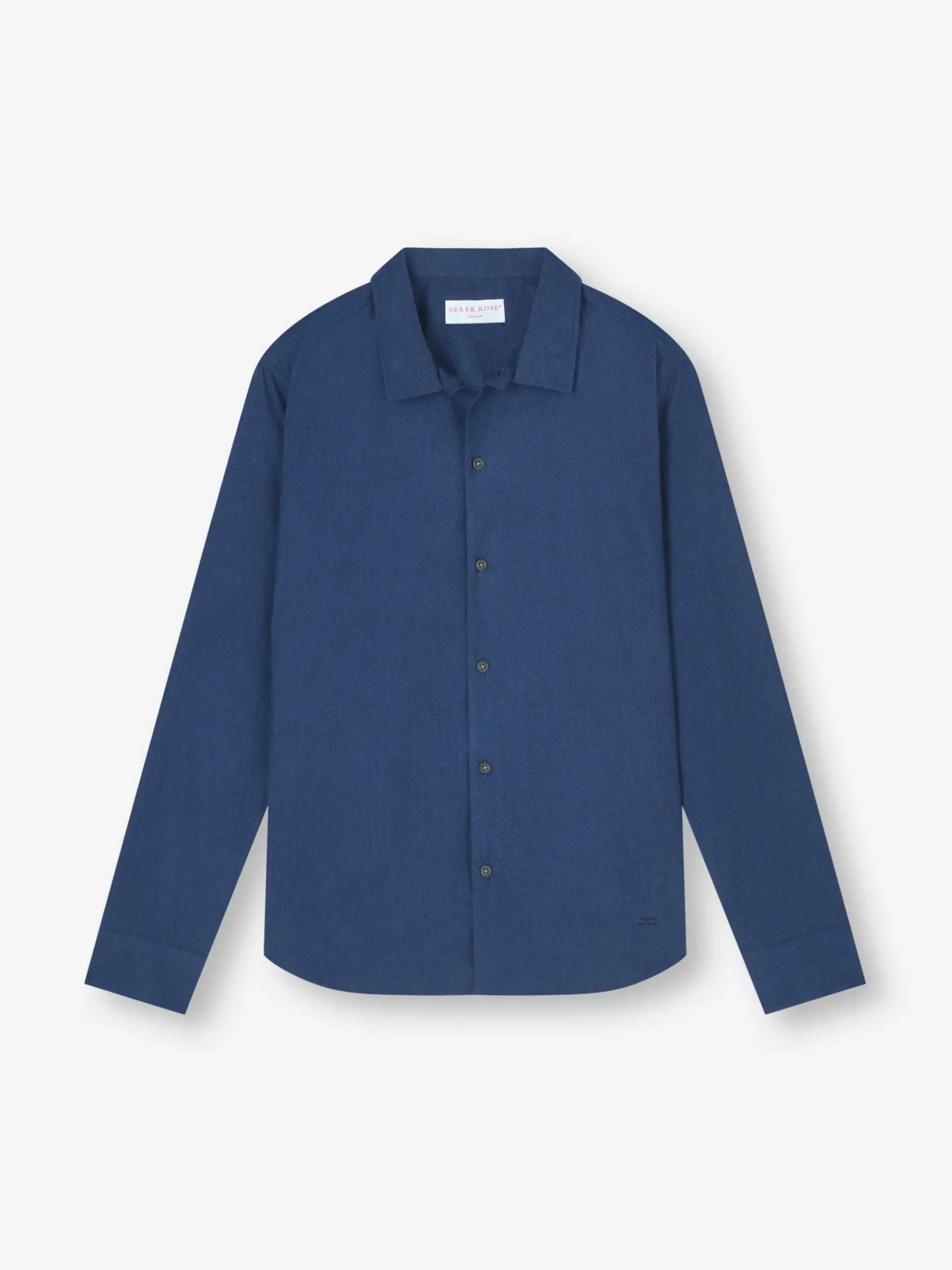 flannel-overshirt-FmIWMjVK-0.webp Derek Rose T-Shirt & Tops|View All>Flannel Overshirt Navy Blue