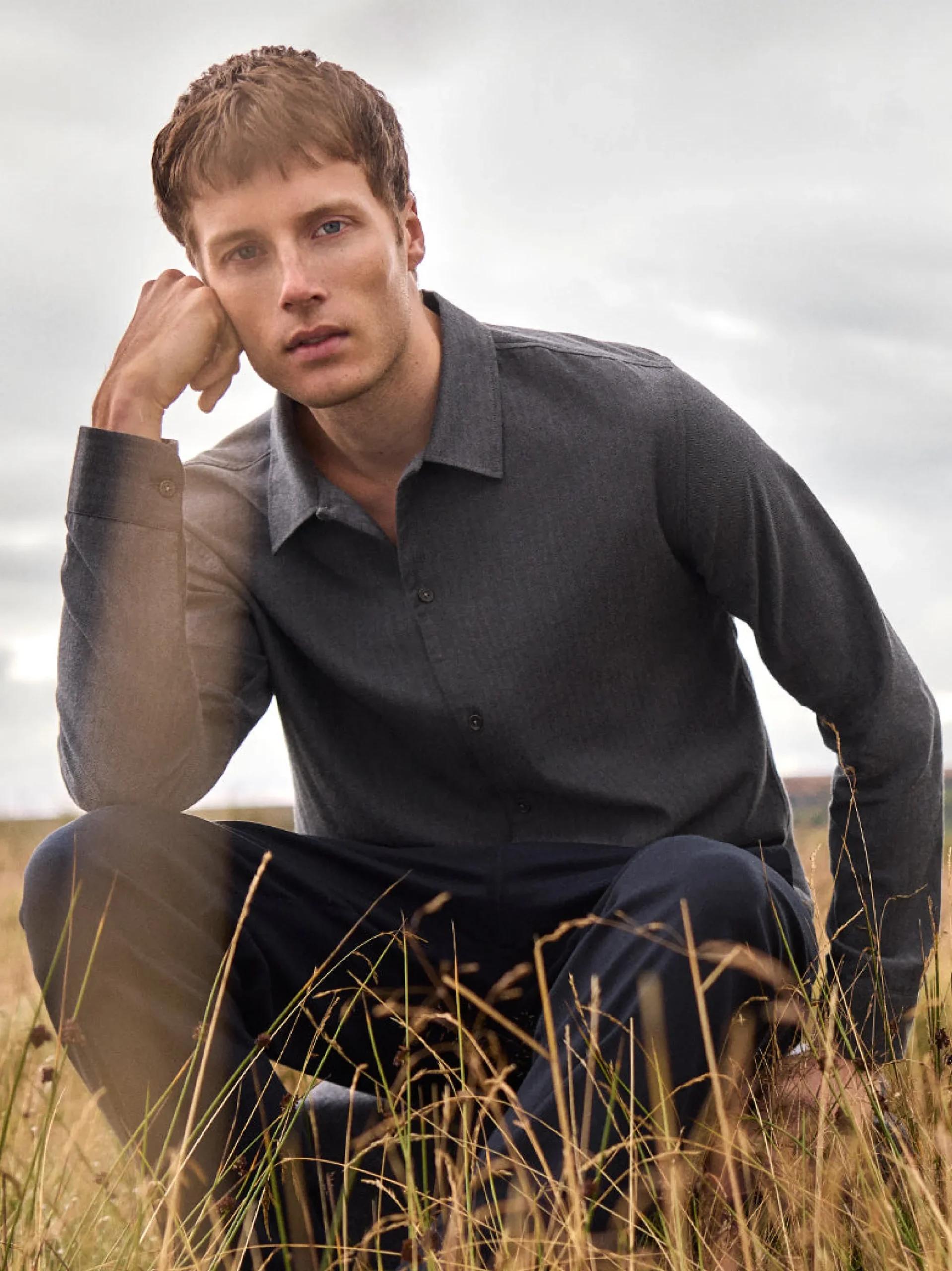 flannel-overshirt-MtmmLdAo-2.webp Derek Rose T-Shirt & Tops|View All>Flannel Overshirt Charcoal Grey