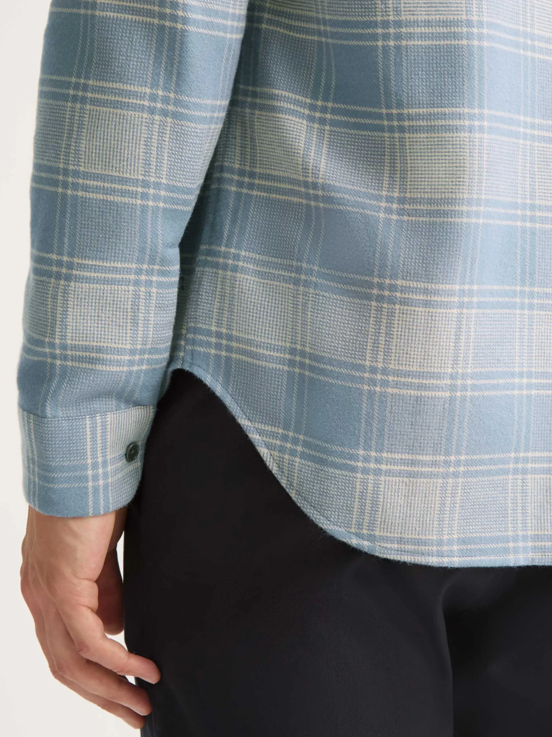 flannel-overshirt-pmgANeOv-4.webp Derek Rose T-Shirt & Tops|View All>Flannel Overshirt Storm Blue & Ecru