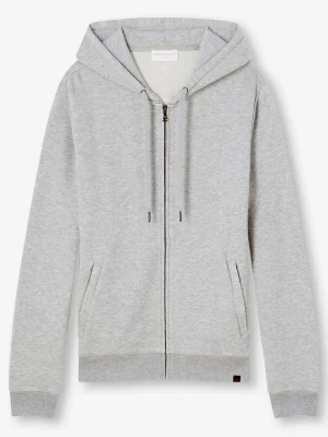 Derek Rose Sets|View All>Hoodie And Sweatpants Set Silver