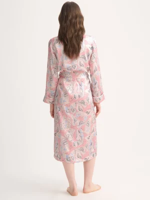 Derek Rose Gowns & Robes|View All>Long Dressing Gown Pink Multi