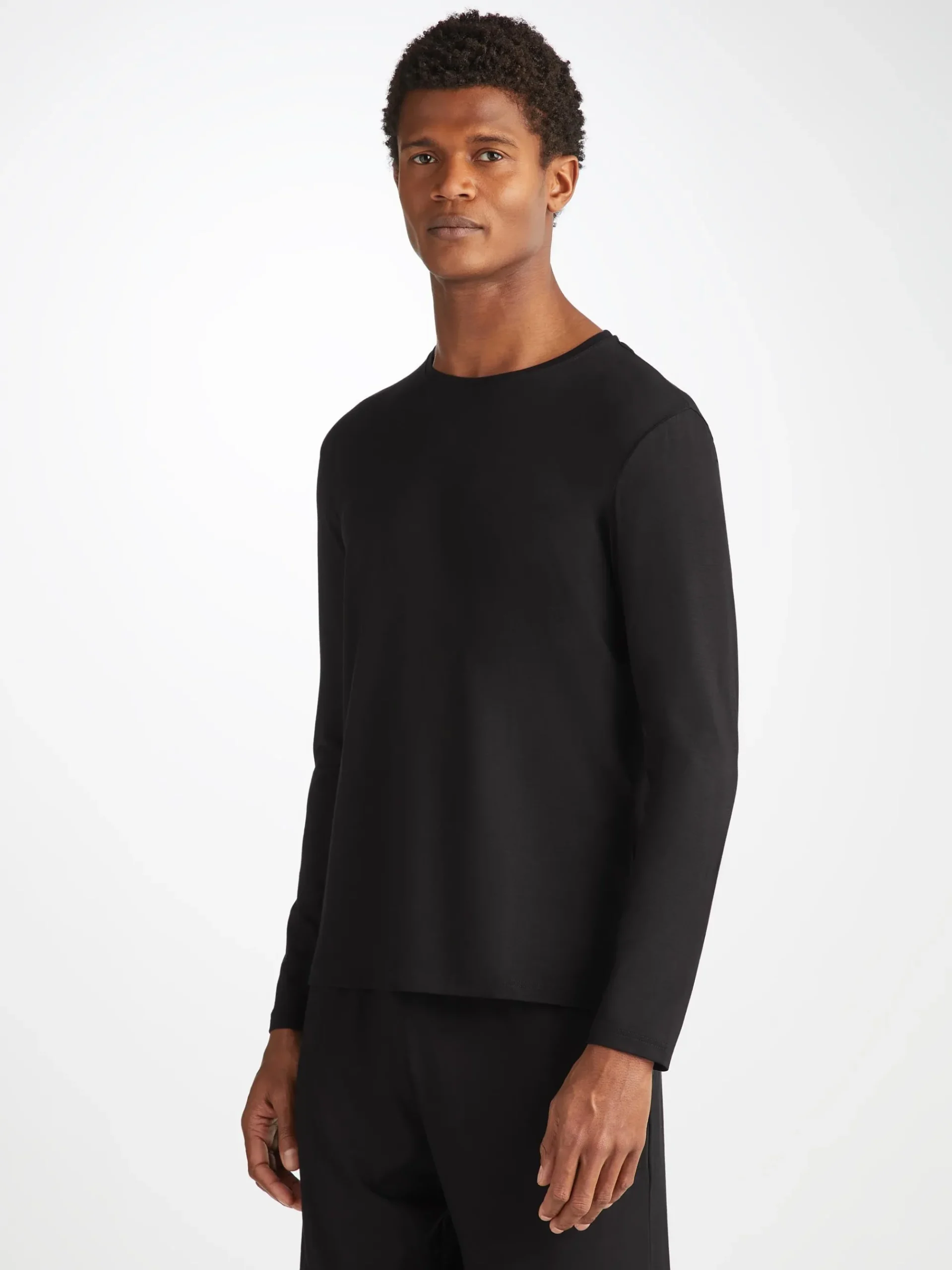 long-sleeve-t-shirt-KbpFgOoG-6.webp Derek Rose Long Sleeve T-Shirts|View All>Long Sleeve T-Shirt Black