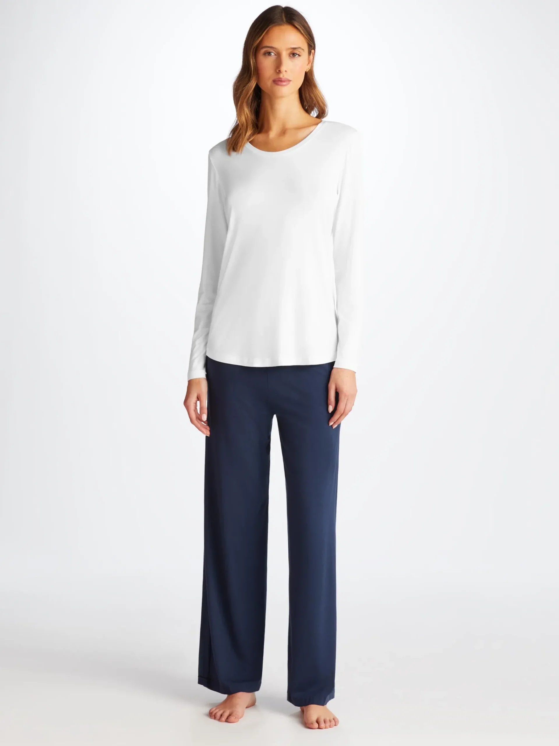 long-sleeve-t-shirt-vkugQaov-2.webp Derek Rose Long Sleeve T-Shirts|View All>Long Sleeve T-Shirt White