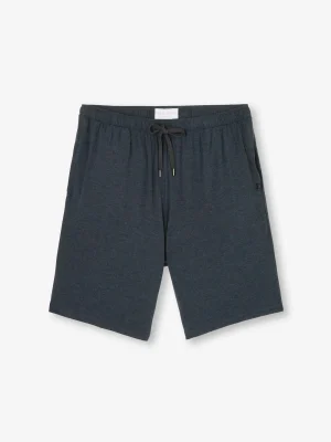 Derek Rose Lounge Trousers & Shorts|View All>Lounge Shorts Anthracite