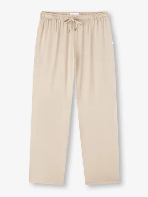 Derek Rose Lounge Trousers & Shorts|View All>Lounge Trousers Light Stone