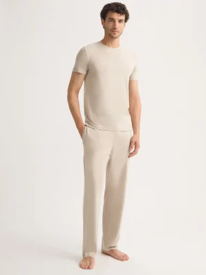 Derek Rose Lounge Trousers & Shorts|View All>Lounge Trousers Light Stone