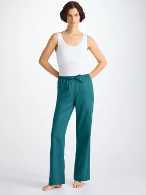 Derek Rose Lounge Trousers & Shorts|View All>Lounge Trousers Jungle Green