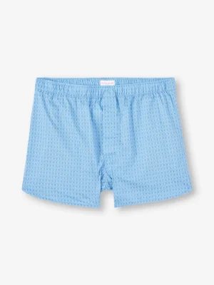 Derek Rose Boxer Shorts|View All>Modern Fit Boxers Light Blue