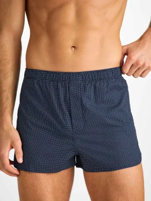 Derek Rose Boxer Shorts|View All>Modern Fit Boxers Navy Blue