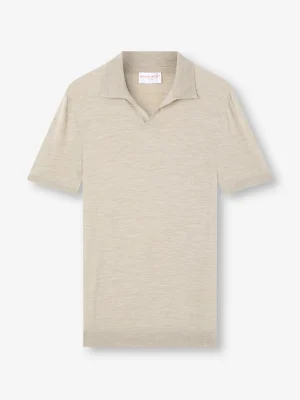 Derek Rose Resort Wear|View All>Polo Shirt Ecru