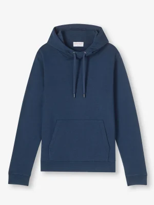 Derek Rose T-Shirt & Tops|View All>Pullover Hoodie Navy Blue