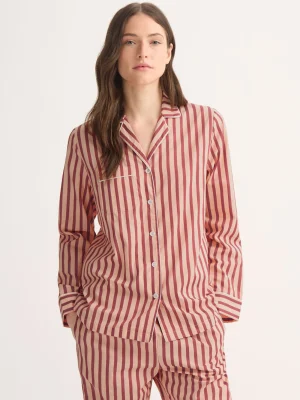 Derek Rose Lightweight Pyjamas|View All>Pyjamas Red & Peach
