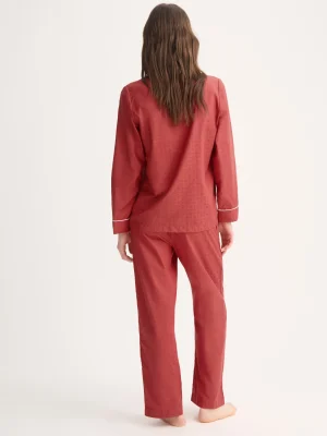 Derek Rose Mid Weight Pyjamas|View All>Pyjamas Red