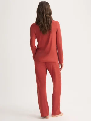 Derek Rose Mid Weight Pyjamas|View All>Pyjamas Rose Red