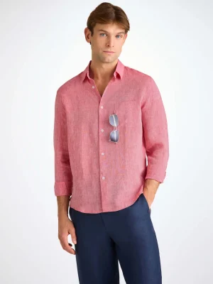 Derek Rose Resort Wear|View All>Shirt Red