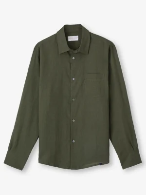 Derek Rose Resort Wear|View All>Shirt Khaki