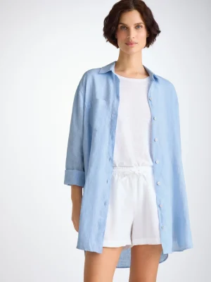 Derek Rose Shirts|View All>Shirt Sky Blue