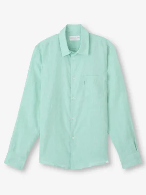 Derek Rose Resort Wear|View All>Shirt Mint Green