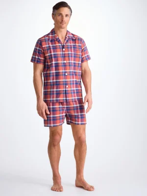 Derek Rose Mid Weather Pyjamas|View All>Short Pyjamas Multi