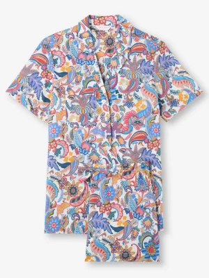 Derek Rose Lightweight Pyjamas|View All>Short Pyjamas Multi