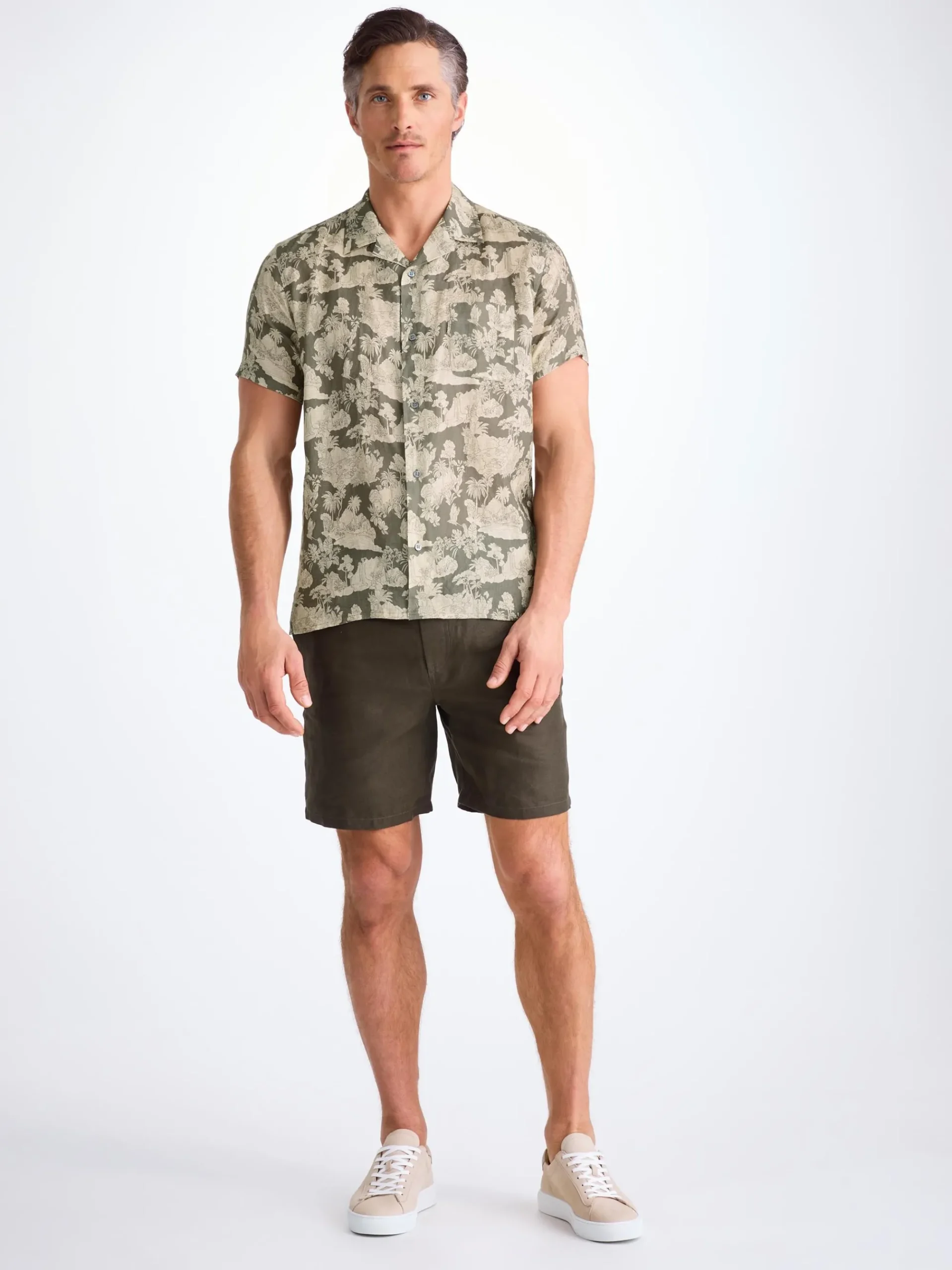 short-sleeve-shirt-tAmWFKNv-2.webp Derek Rose Resort Wear|View All>Short Sleeve Shirt Khaki