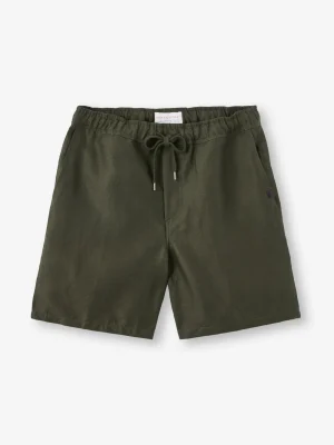 Derek Rose Resort Wear|View All>Shorts Khaki