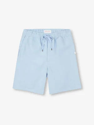 Derek Rose Resort Wear|View All>Shorts Light Blue