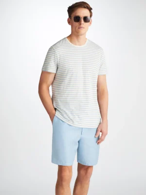 Derek Rose Resort Wear|View All>Shorts Light Blue