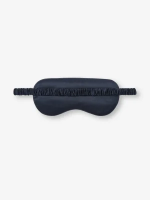 Derek Rose View All|View All>Silk Eye Mask Navy Blue