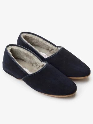 Derek Rose View All|View All>Slippers Navy Blue