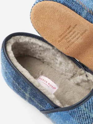 Derek Rose Sleep & Lounge|View All>Slippers Mid Blue