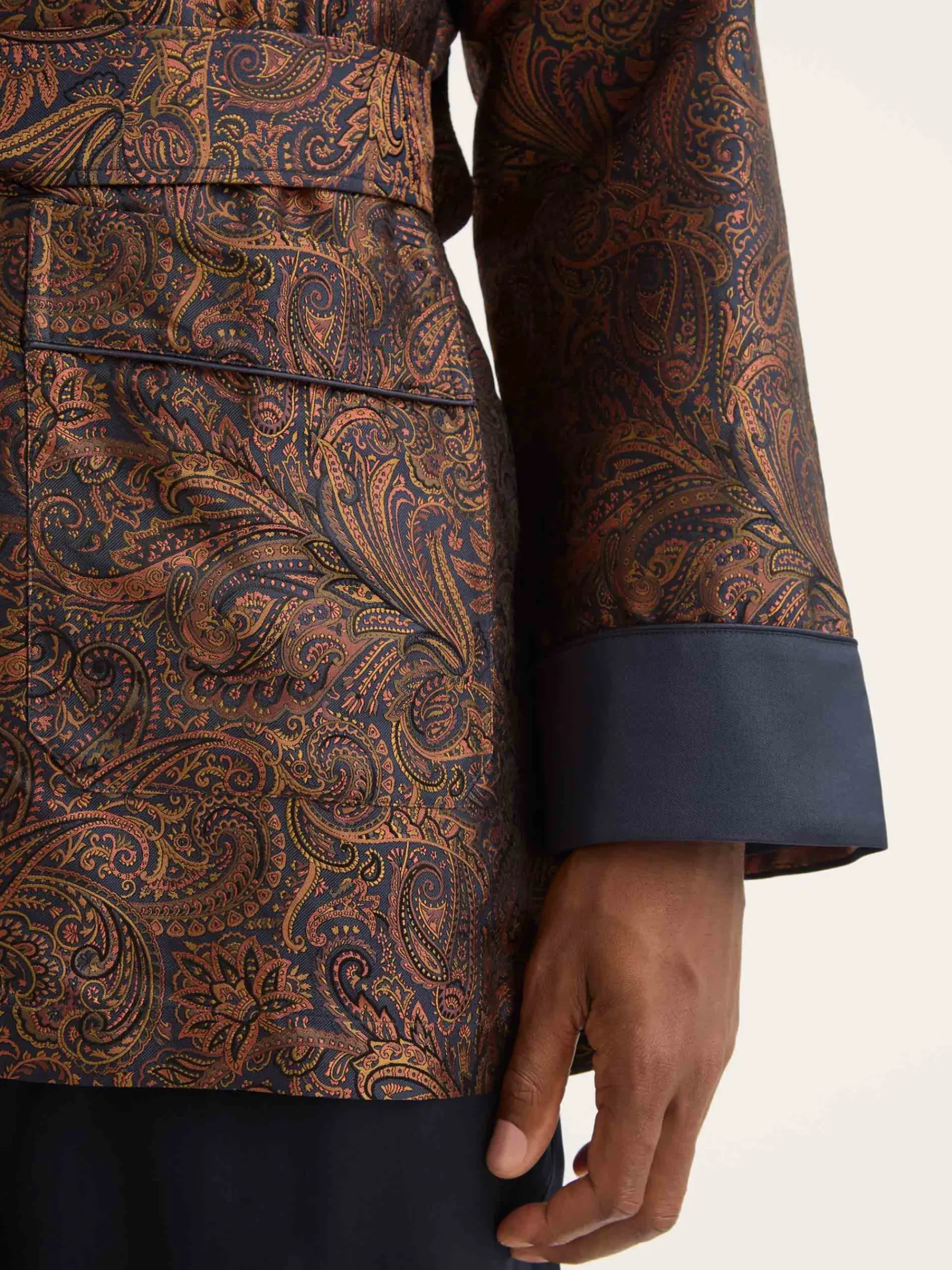 smoking-jacket-jYcifdDY-4.webp Derek Rose Gowns & Robes|View All>Smoking Jacket Navy Blue & Antique Gold