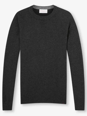 Derek Rose Sweaters|View All>Sweater Charcoal