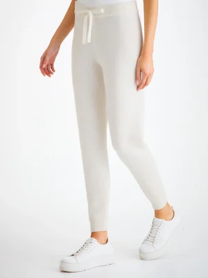 Derek Rose Trousers|View All>Sweatpants White