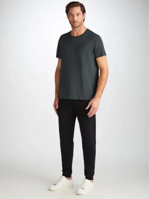 Derek Rose Trousers|View All>Sweatpants Black