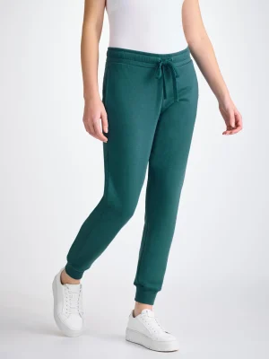 Derek Rose Trousers|View All>Sweatpants Pine Green
