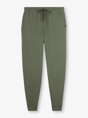 Derek Rose Trousers|View All>Sweatpants Soft Green