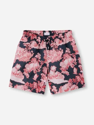 Derek Rose Resort Wear|View All>Swim Shorts Navy Blue