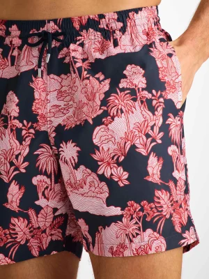 Derek Rose Resort Wear|View All>Swim Shorts Navy Blue