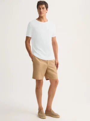 Derek Rose Linen T-Shirts|View All>T-Shirt White