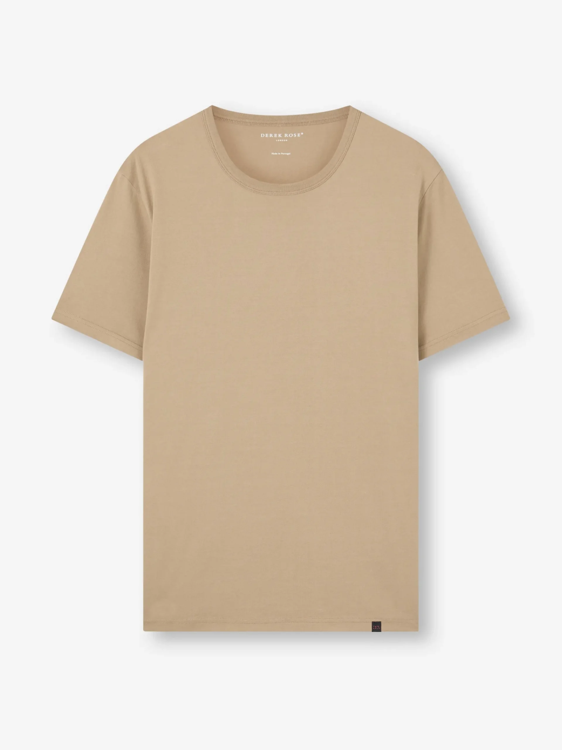 t-shirt-PikvAtNl-0.webp Derek Rose Cotton T-Shirts|View All>T-Shirt Taupe