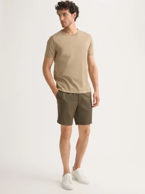 Derek Rose Cotton T-Shirts|View All>T-Shirt Taupe