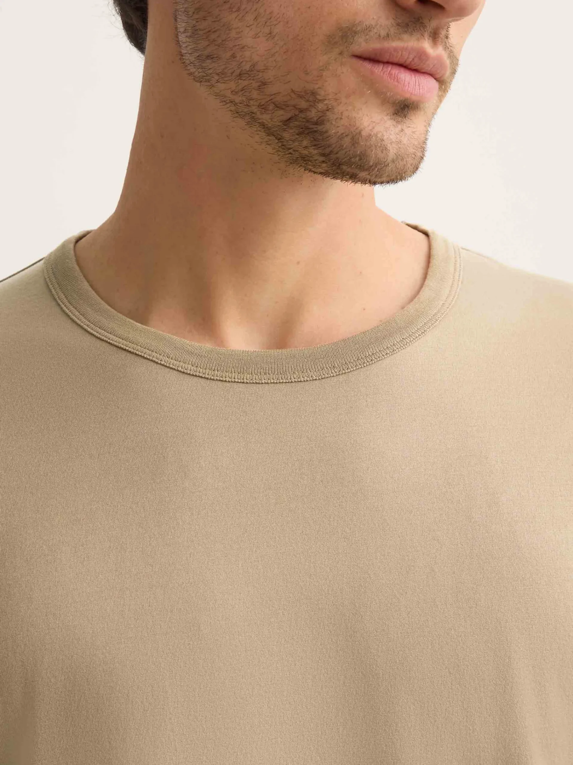 t-shirt-PikvAtNl-4.webp Derek Rose Cotton T-Shirts|View All>T-Shirt Taupe